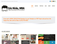 Tablet Screenshot of erichickstech.com